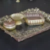 Palladium Mirror Rectangle Tray -18"x15" inch Gold