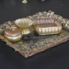 Handcrafted personalized business gift in brass with a lasting shine, ideal for corporate Diwali gift hampers and client gifting. Made by skilled Moradabad artisans and supplied in bulk with customization by house2home.