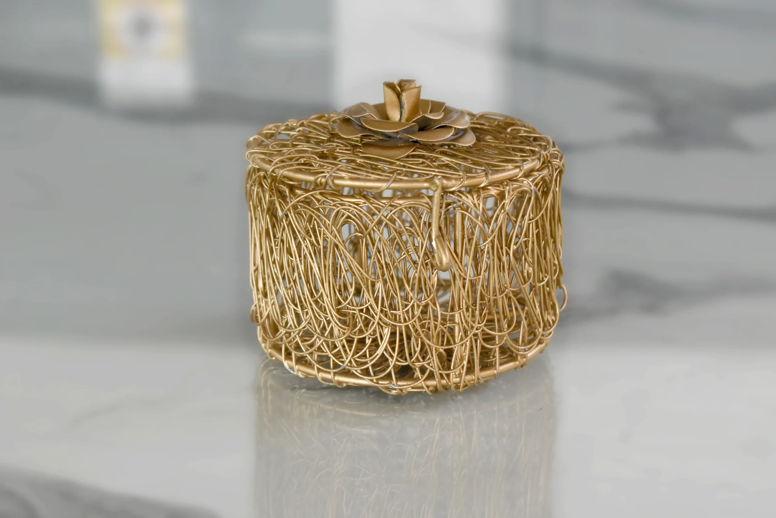 Bulk handcrafted metal wire favor boxes directly from Moradabad manufacturer for wholesale resellers.