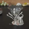 Jungle Safari Elephant With Glass Bowl- 8.6x9x9 - Image 2
