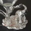 Jungle Safari Elephant With Glass Bowl- 8.6x9x9 - Image 3
