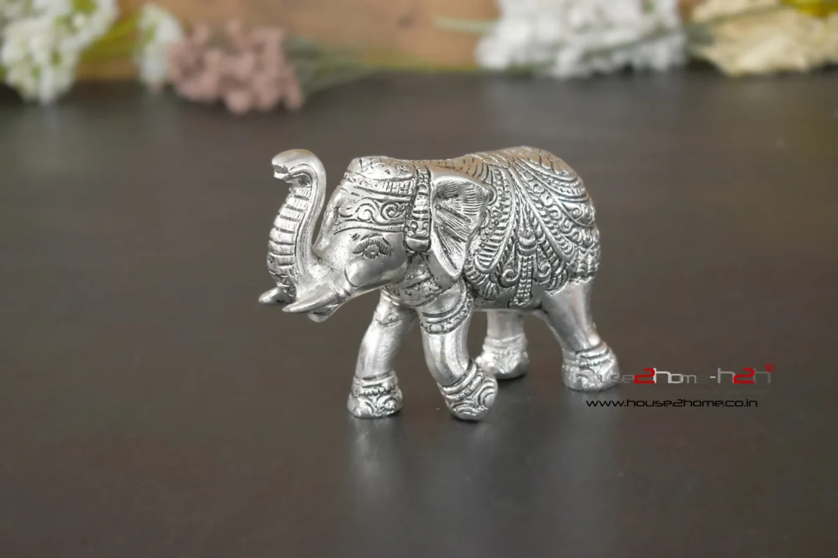 - Decorative Silver Elephant