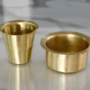 Classic brass coffee filter container ideal for Griha Pravesh return favors and family celebration gifts.