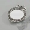 Traditional silver-plated vanity mirrors displayed for Griha Pravesh housewarming and religious ceremonies.