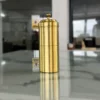 Polished brass coffee filter set arranged as part of a Diwali festive gifting and auspicious Dhanteras collection.