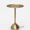 Golden side Table-17"x17"x24" - inches, Brass Finish - Image 4