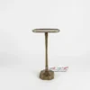 Grey Side Table-12"x12"x21"- inches /  Antique Grey Finish