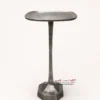 Grey Side Table-12"x12"x21"- inches /  Antique Grey Finish - Image 6
