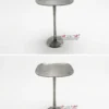 Grey Side Table-12"x12"x21"- inches /  Antique Grey Finish - Image 3