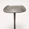Grey Side Table-12"x12"x21"- inches /  Antique Grey Finish - Image 5