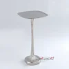 Grey Side Table-12"x12"x21"- inches /  Antique Grey Finish - Image 2