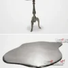 Pewter Side Table-15"x11"x24"-inches / Antique Finish - Image 5