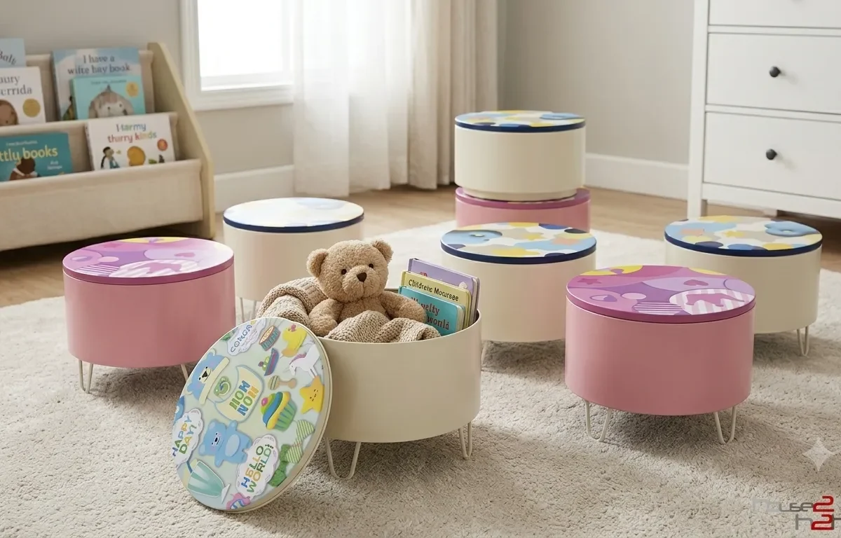 Alternative view of Kids Stool / Gifting Utility-12"x 10"-inches