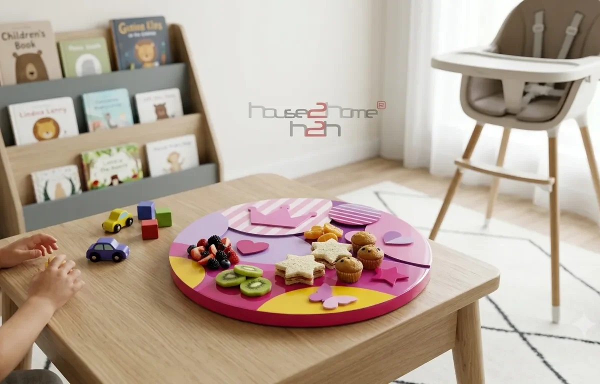 Alternative view of Mdf Kids Platter / Gifting Utility-12"x 0.5"-inches