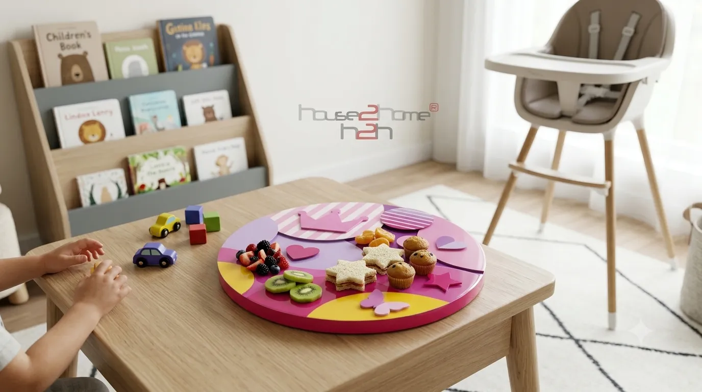 Mdf Kids Platter / Gifting Utility-12"x 0.5"-inches - Image 3