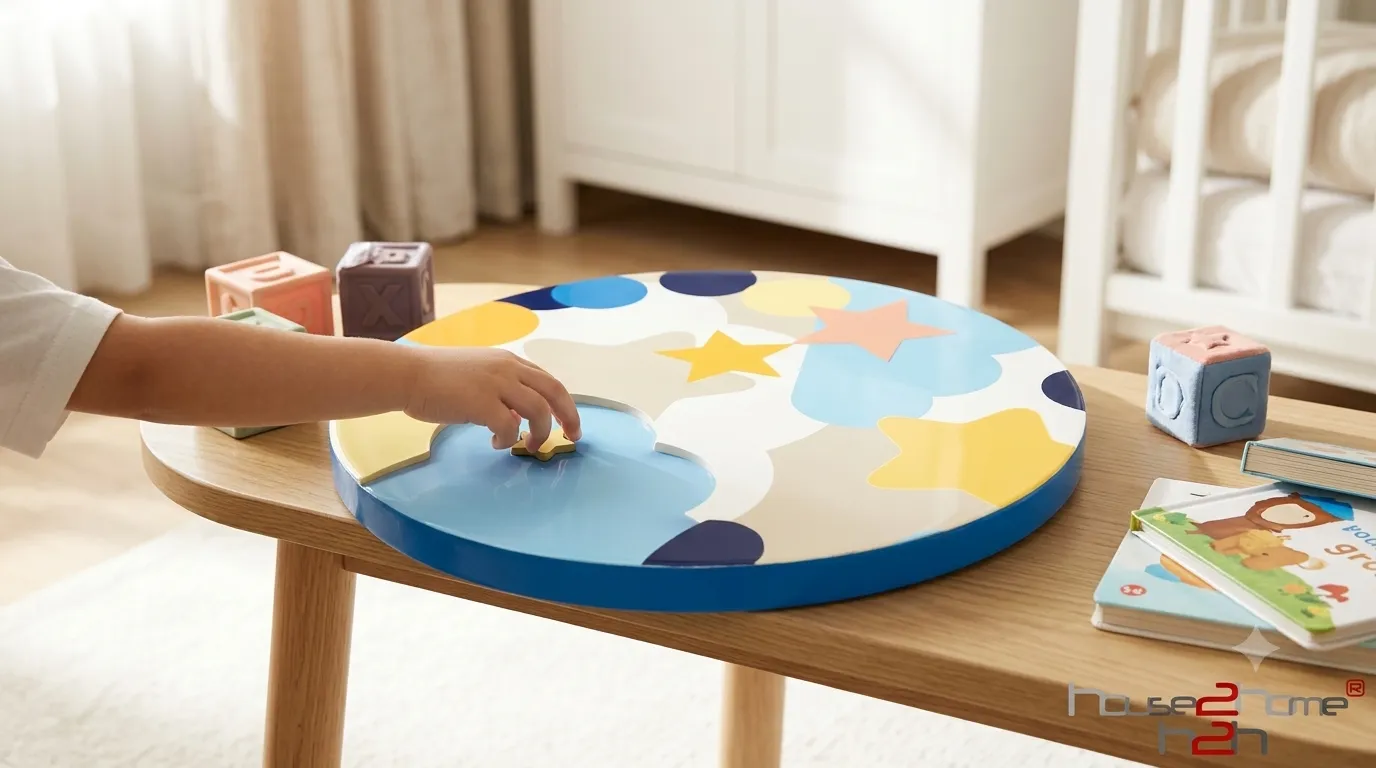 Mdf Kids Platter / Gifting Utility-12"x 0.5"-inches - Image 4