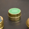 Brass Small Decorative Box / Sindoor dani - 2"x1.4"-Inch - Image 3