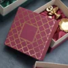 Brass Mahabharat Diya & Lotus Urli & Wooden Block T-Light Candle Holder & Trove Jar/ Corporate Gift Hamper Box - Image 4