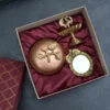 Brass Mahabharat Diya & Lotus Urli & Wooden Block T-Light Candle Holder & Trove Jar/ Corporate Gift Hamper Box - Image 3
