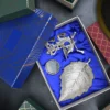 Personalized luxury gift set with aluminium handicraft