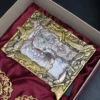 Palladium t-Light Candle Holder & Butterfly Photo Frame- Corporate Gift Hamper Box - Image 2