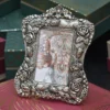 Antique Silver Photo Frame & Decorative Peacock / Corporate Gift Hamper Box - Image 8