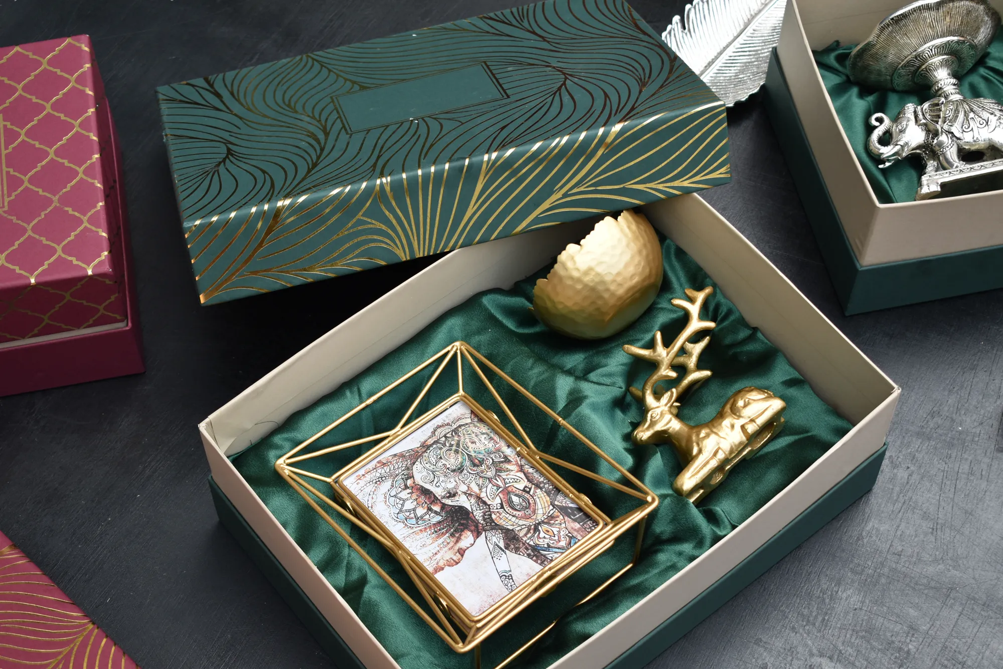 Aurelia & Gold Photo Frame- Corporate Gift Hamper Box - Image 2
