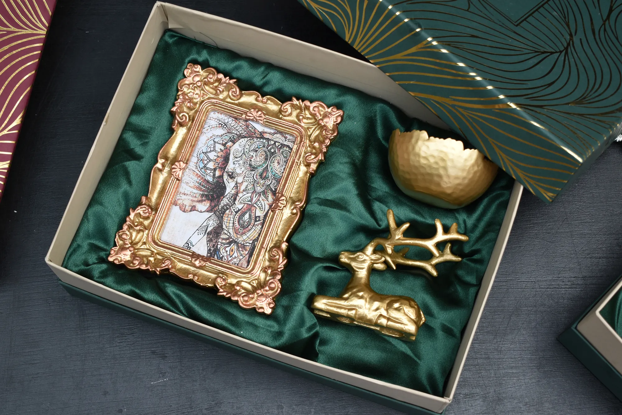 Aurelia & Gold Photo Frame- Corporate Gift Hamper Box