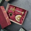 Peacock Candle Holder & T-light Holder & Decorative Peacock / Corporate Gift Hamper Box - Image 3