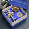 Peacock Candle Holder & T-Light Holder & Lotus Metal Urli/ Corporate Gift Hamper Box - Image 2