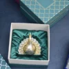 Radiant Peacock Candle Holder & Gold Wire Photo Frame- Corporate Gift Hamper Box - Image 6
