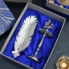 Diwali gift for clients and employees, crafted in metal handicraft by house2home in Moradabad, available in wholesale quantities as gift sets.