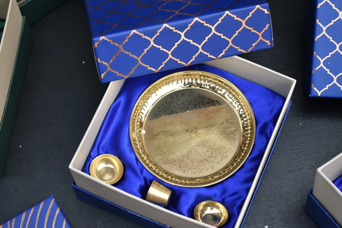Luxury personalized gift in brass for corporate gifting
