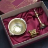 Brass Urli & Brass Vailakku Samai Brass Lamp & Kaamdenu Cow / Corporate Gift Hamper Box - Image 7