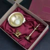 Brass Urli & Brass Vailakku Samai Brass Lamp & Kaamdenu Cow / Corporate Gift Hamper Box - Image 2