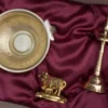 Brass Urli & Brass Vailakku Samai Brass Lamp & Kaamdenu Cow / Corporate Gift Hamper Box - Image 8