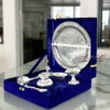 German Silver Brass Pooja Thali Set- 8"-Inch - Image 7
