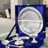 German Silver Brass Pooja Thali Set- 8"-Inch - Image 5