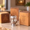 Diwali gift hamper featuringa handcrafted brass and metal pieces from house2home, made in Moradabad. Suited to clients, employees and family. Bulk Diwali gifting available with festive packaging options.